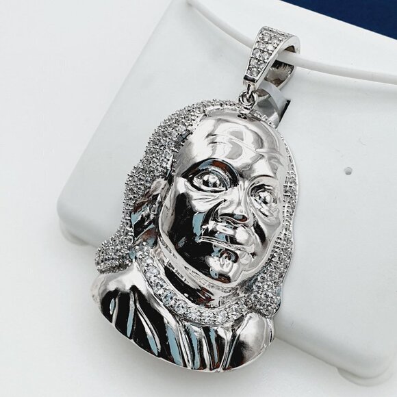 - "925 Sterling Silver Plated CZ Pendant, EVBRS355 - Picture 5 of 10